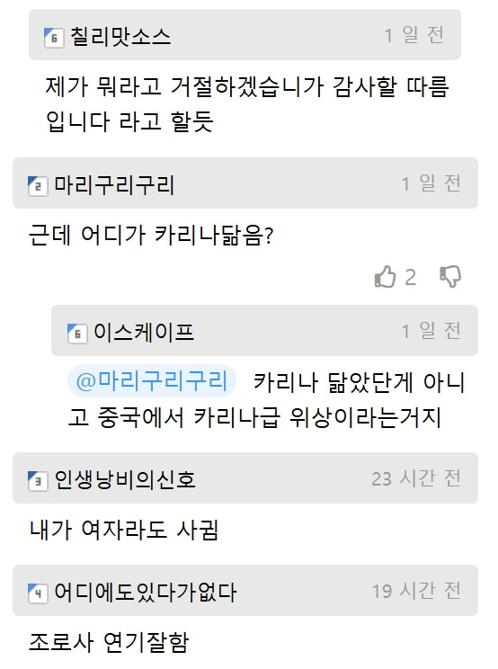 중국 네티즌들이 '카리나 닮은꼴'이라고 난리난 그 여자 9