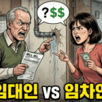 전세 수리비 분쟁 집주인 부담 임차인 부담 상황 보일러 수리 누수 8